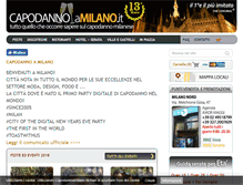 Tablet Screenshot of capodannoamilano.it